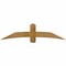 Ekena Millwork Bellingham Rough Sawn Timber Gable Bracket, Western Red Cedar, 72"W x 18"H x 6"D x 6"F, 6/12 Pitch GBW072X18X0606BEL00RWR - alternate 1